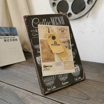 Cantitatea în Stoc | Cafea Vintage Tema Magnetic de Aspirație Mesaj de Bord Decor Cafea Bar, Restaurant Decor
